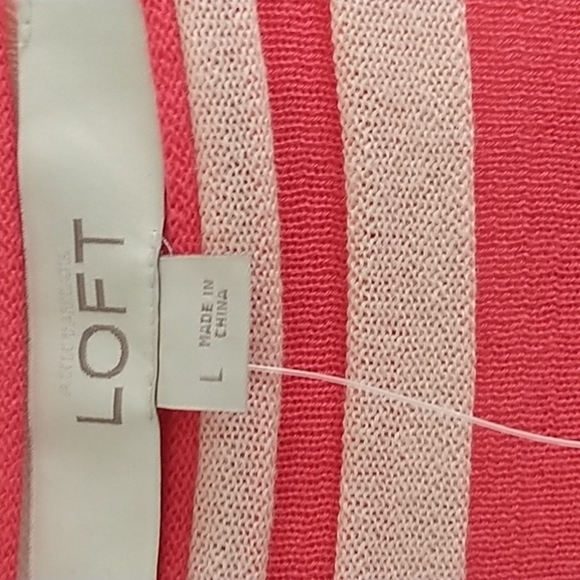 Loft Long sleeve Boat Neck Tunic Top L - Picture 6 of 10